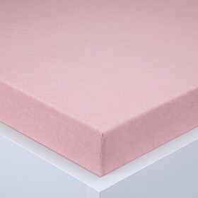 Napínací prostěradlo froté EXCLUSIVE starorůžové 180 x 200 cm