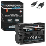 PATONA NP-FM500H Platinum / Baterie pro foto Sony / 2250 mAh / Li-Ion / USB-C nabíjení (PT1374)