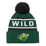 Outerstuff Dětská zimní čepice Minnesota Wild NHL 3Rd Jersey Jacquard Cuff Pom