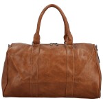 Stylová koženková cestovní taška Maribe, hnědá
