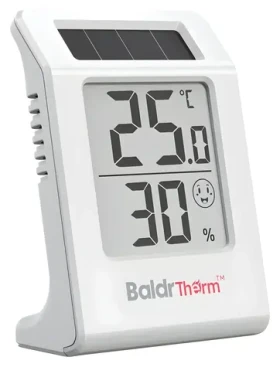 RainPoint BALDRTHERM E0587TH / Termohygrometr / solární napájení / vnitřní / teplota a vlhkost (E0587TH)