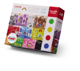 Crocodile Creek Puzzle - Hledej Barevné město (24 dílků)