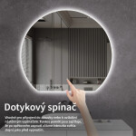 CERANO - Koupelnové LED zrcadlo Rondo - Ø 120 CER-NT2153-120