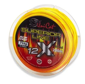 Uni Cat Šňůra 12 X Superior Line 200m 0,60mm 62kg (1603260)