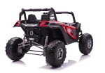 Mamido Dětské elektrické auto Buggy UTV-MX 4x4 LCD MP4 Spider lakované červené
