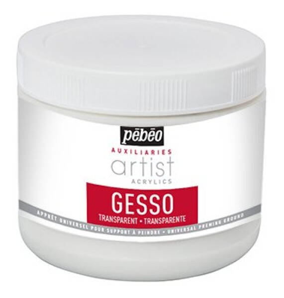 Pébéo Studio Gesso - univerzální akrylový šeps 500 ml - transparentní