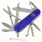 Victorinox Midnite Manager 0.6366.T2 švýcarský kapesní nožík s LED světlem počet funkcí 10 modrá (transparentní)