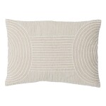 Bloomingville Polštář s výplní Chun 50 × 35 cm, béžová barva, textil