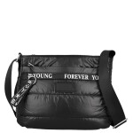 Stylová dámská crossbody kabelka Sajla, černá