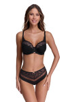 Dámská podprsenka 2107 Yasemin Černá s béžovou - AVA 85G černá-béžová
