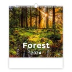 Kalendář nástěnný 2024 - Forest/Wald/Les