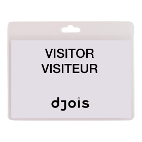 Djois jmenovka, 103 x 82,5 mm, transparentní, 30 ks