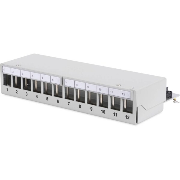 Digitus DN-93706 12 portů síťový patch panel nevybavený specifikací 1 U neosazený