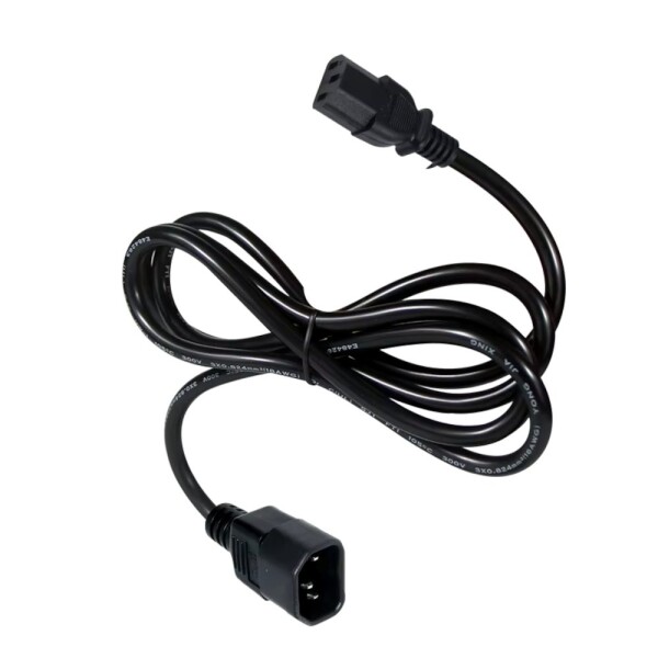 Propojovací síťový kabel 230VAC, C13-C14, 3x0,75mm²