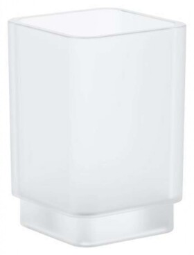GROHE - Selection Cube Sklenička, daVinci saténová bílá 40783000