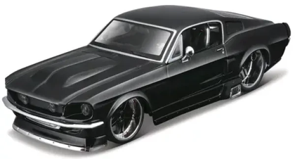 Maisto AssemblyLine 1967 Ford Mustang GT černá