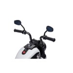 Mamido Dětská elektrická motorka Chopper Faster bílá