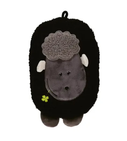 Hugo Frosch Eco Junior Comfort Dětský termofor s motivem ovečky - černá (4250098504256)