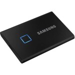 SAMSUNG T7 Touch Externí SSD disk 2TB černá / Externí SSD / R: 1050 MBs W: 1000MBs / USB-C / 3y (MU-PC2T0K/WW)