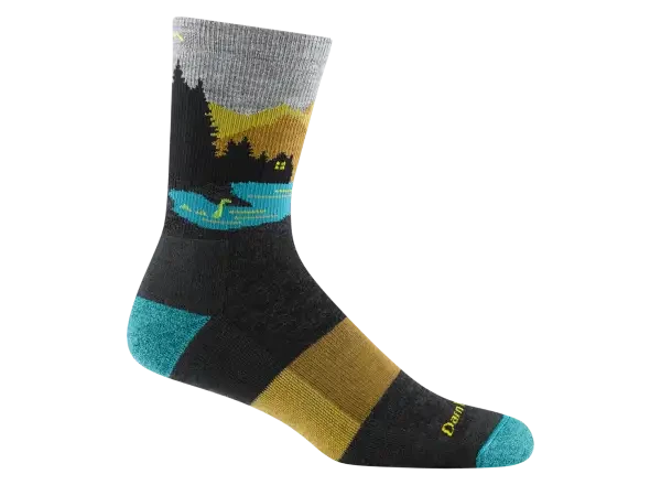 Darn Tough Close Encounters Micro Crew Midweight Cushion pánské ponožky Charcoal vel. M (41-42)