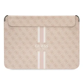 Pouzdro na notebook - Guess, 13-14 4G Printed Stripes Pink GUCS14P4RPSP