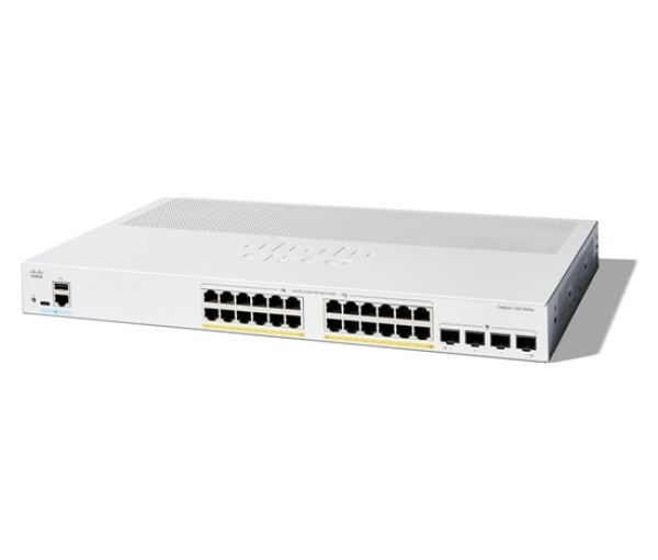 Cisco Catalyst switch C1300-24P-4G (24xGbE,4xSFP,24xPoE+,195W,fanless) EDF_1608305