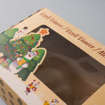 Cake star Vánoční krabice "stromeček" 25x17x7cm