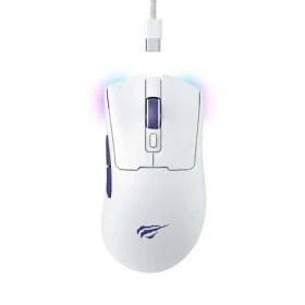 Havit MS966WB bílá / Herní myš / bezdrátová / optická / 7 tlačítek / USB-C (MS966WB)