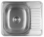 AQUALINE - Nerezový vestavný dřez s odkapem 58x18x48cm AQ5848B
