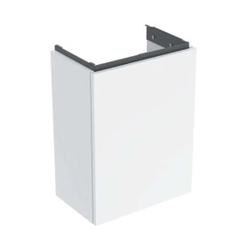 GEBERIT - Acanto Umyvadlová skříňka, 54x39x25 cm, 1 dvířka, panty L/P, lesklá bílá 503.001.01.1
