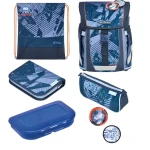 Herlitz FiloActive XL Plus TechMech modro-oranžový / Školní batoh / 21 l / ergoActive / reflexní prvky (50048908)