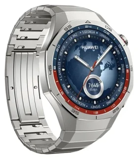 HUAWEI Watch GT 5 Pro 46mm Titan stříbrná / Chytré hodinky / 1,43" AMOLED / 466x466 / GPS + NFC / 5 ATM (55020DKB)