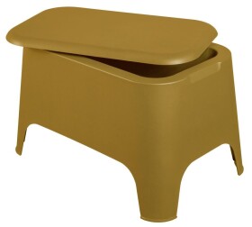 TOOMAX PETRA plastový stůl+box - okrová