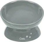 TRIXIE Miska XXL keramická šedá / Zvýšená / Keramika / O 17 cm / 0,35 l (TX-24805)