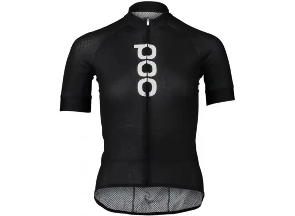 POC Essential Road Logo Jersey dámský dres krátký rukáv Uranium Black vel. L