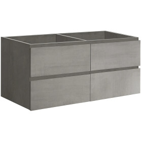CERANO - Koupelnová skříňka pod umyvadlo Carole - betonově šedá - 119x48x45 CER-8050BD7619
