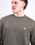 Tričko Carhartt WIP L/S Chase T-Shirt Leaf/Gold