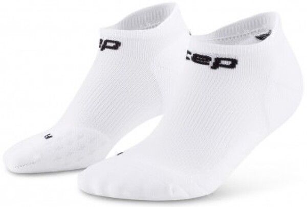 CEP Kotníkové ponožky 5.0 dámské II white - CEP dámske nízke běžecké kompresní ponožky 5.0 - white Velikost: III (EUR 37-40)