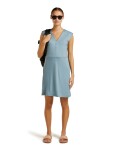 Dámské merino šaty ICEBREAKER Wmns 200 Granary Sleeveless V Neck Dress, Flint Blue velikost: S