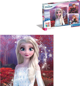Puzzle 3x48 Frozen - Clementoni