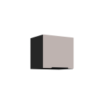 Horní skříňka Arona 40 GU-36 1F Barva korpusu: Černá, Barva dvířek: Kašmír