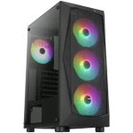 Aerocool Falcon V2 ARGB černá / ATX / 2x USB-A 3.0 / 1x USB-A 2.0 / 4x 120mm / bez zdroje / průhledná bočnice (ACCM-PV41142.11)
