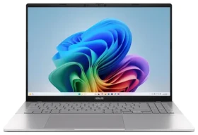 ASUS Vivobook S16 stříbrná / 16" WQXGA / Qualcomm Snapdragon X1-26-100 2.98GHz / 16GB / 1TB SSD / Qualcomm Adreno / W11H (S3607QA-PL019W)