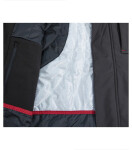 Vertex zimní softshellová bunda pánská ebony gray XL