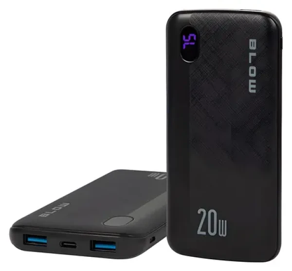 Blow PB10B černá / Powerbanka / 10000 mAh / 22,5 W / USB-C / USB-A (81-151#)