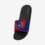 FOCO Pánské pantofle Washington Capitals NHL Legacy Velcro Sport Slide Slipper Velikost: S = 39-41 EU