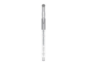 Gelové pero kus METALIC GM1038 - silver, stříbrná