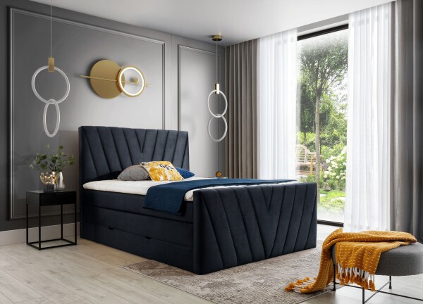 Boxspring Candice Rozměr: 180 x 200 cm, látka: Monolith 79