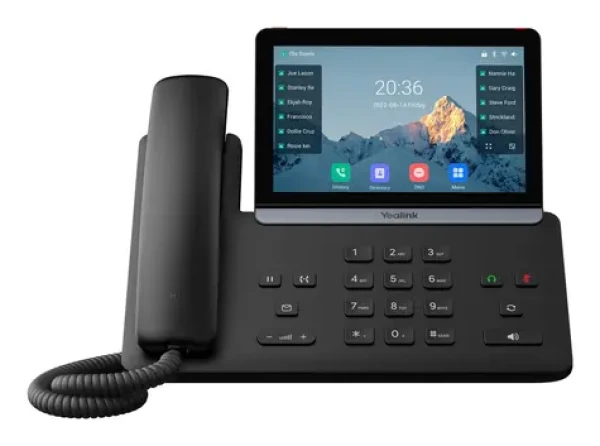 Yealink SIP-T87W černá / VoIP telefon / 7" dotykový displej / PoE / Bluetooth / Wi-Fi 6 (1301227)