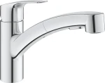 GROHE Eurosmart dřezová baterie / Páková / Výsuvná sprška / 1/2" (30305001)